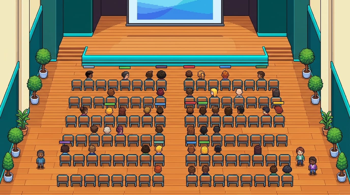 The lecture hall