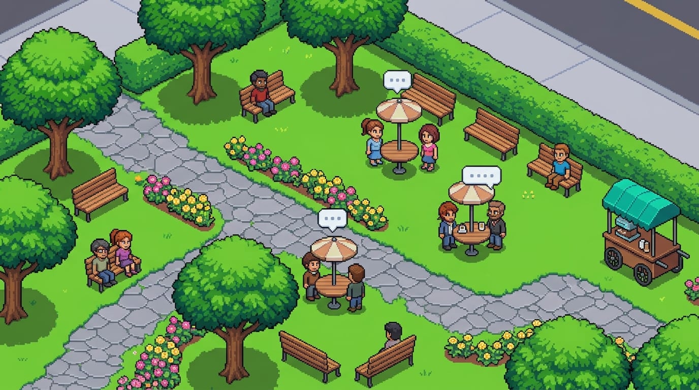 The courtyard